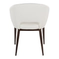 thumbnail image 4 of Renee Contemporary Chair in Copper Metal and White Faux Leather by LumiSource, 4 of 7