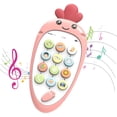 thumbnail image 3 of Lindos juguetes musicales de zanahoria con mordedor para bebé, juguetes de aprendizaje de dos idiomas, juguetes educativos de aprendizaje temprano, 3 of 8