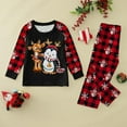 thumbnail image 1 of Automne Hiver Joyeux Noël Pyjamas Assortis Pyjamas pour la Famille Pyjamas pour Femmes Pyjamas de Noël en Coton Bio, 1 of 2