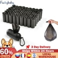 thumbnail image 2 of 120 rollos de bolsas para excrementos de perro, 15 bolsas por rollo, bolsas grandes para desechos de gatos, bolsas de basura de repuesto para limpieza del hogar al aire libre para perros, suministros, 2 of 5
