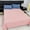 Pink, variant on Orangide Washed Cotton Flat Sheet, Solid Color Plain Bed Sheet 59x91 Inches, Soft Breathable Bedding for Dormitory Home, Lightweight Top Sheet Only