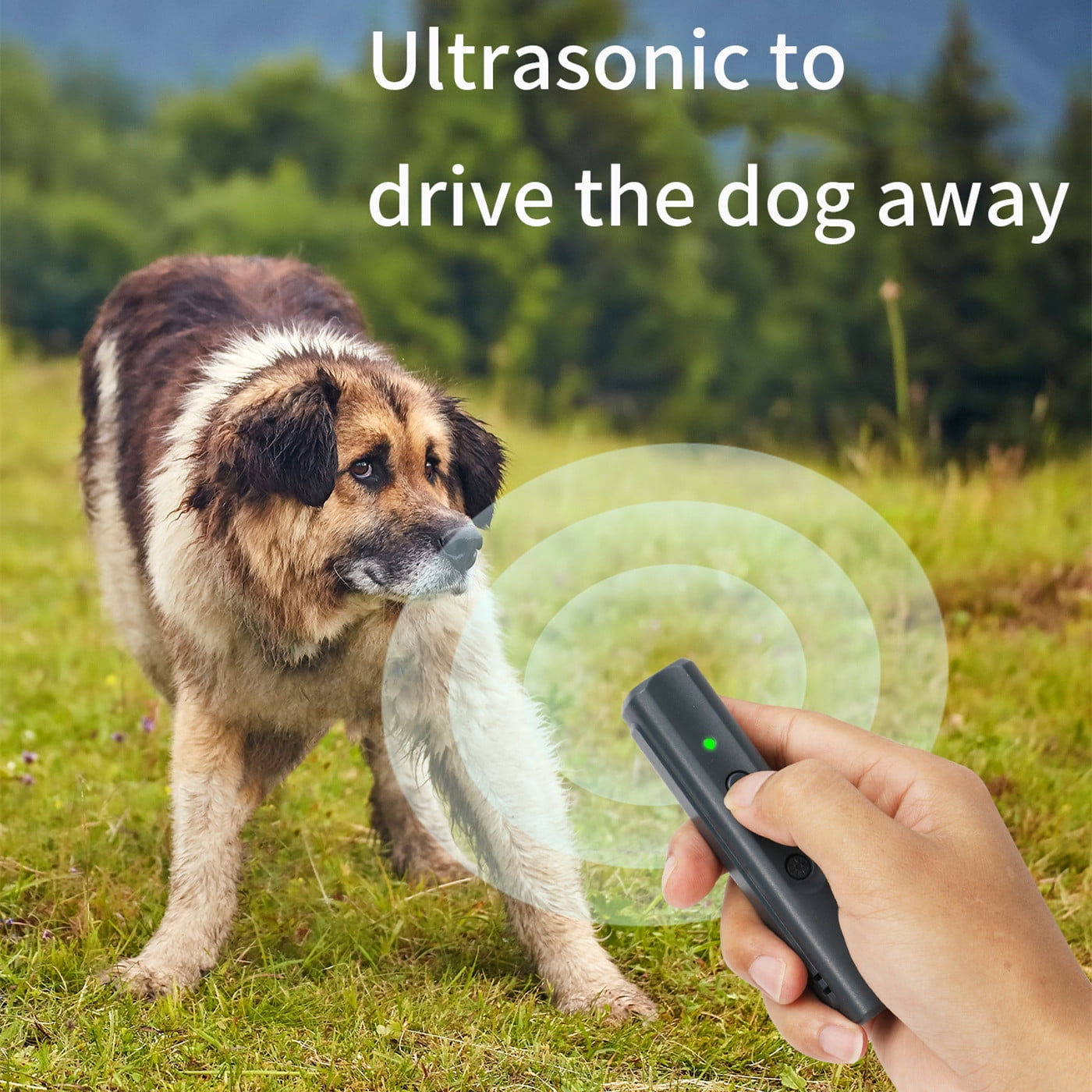 Rechargeable Ultrasonic Dog Bark Deterrent Control Your Dog s Barking Instantly Safely Walmart