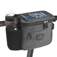 thumbnail image 1 of QJUHUNG Durable Water-resistant Bike Handlebar Bag - Adjustable with Phone Pocket & Secure Large Storage Pouch - Enjoy Hands-Free Convenience on Your Rides, 1 of 7