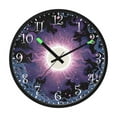 thumbnail image 2 of Voice Activated Clock with Glow Light 12 Inch Large Silent Wall Clock Battery Operated for Home Decor Solar Vortex, 2 of 8