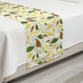 thumbnail image 2 of Autumn Bed Runner, Seasonal Falling Leaves Print Garden Elements, Decorative Accent Bedding Scarf for Hotels Homes and Guestrooms, Twin, White Multicolor, by Ambesonne, 2 of 2