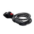 thumbnail image 1 of FRCOLOR cable lock 5 Digit Cycling Heavy Duty 120cm Cable Combination Password Bike Cable Lock Cable Lock (Black),47.24"X0.59"X0.59", 1 of 4