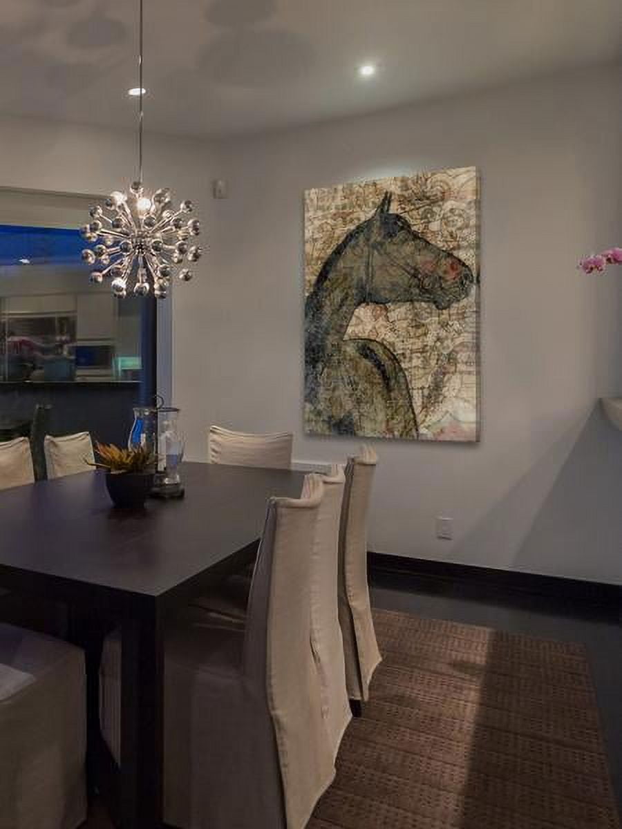 "Mustang" Painting Print on Wrapped Canvas