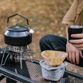 thumbnail image 3 of Khaki Outdoor Kettle Kitchen Kettle Professional Kettle Outdoor Accessories Kettle Stainless Steel Camping, 3 of 5