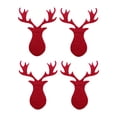 thumbnail image 4 of Abbraccia 3x4 Pieces Xmas Reindeer Flatware Bags Table Decor for Festival Dinner Party 3 Pcs, 4 of 10