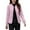 Pink, variant on Cadancy Womens Bomber Jackets Lightweight Cropped Quilted Jacket with Pockets Button Down Long Sleeve Vintage Padded Coats 2025 Winter Fashion Casual Down Coat