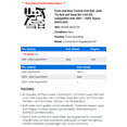 thumbnail image 2 of Front and Rear Control Arm Ball Joint Tie Rod and Sway Bar Link Kit - Compatible with 2001 - 2005 Toyota RAV4 GAS 2002 2003 2004, 2 of 2