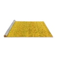 thumbnail image 2 of Ahgly Company Machine Washable Indoor Rectangle Abstract Yellow Modern Area Rugs, 7' x 9', 2 of 4