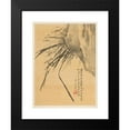 thumbnail image 2 of Watanabe Kazan 14x18 Black Modern Framed Museum Art Print Titled - Orchid (Early to Mid-1800s), 2 of 5