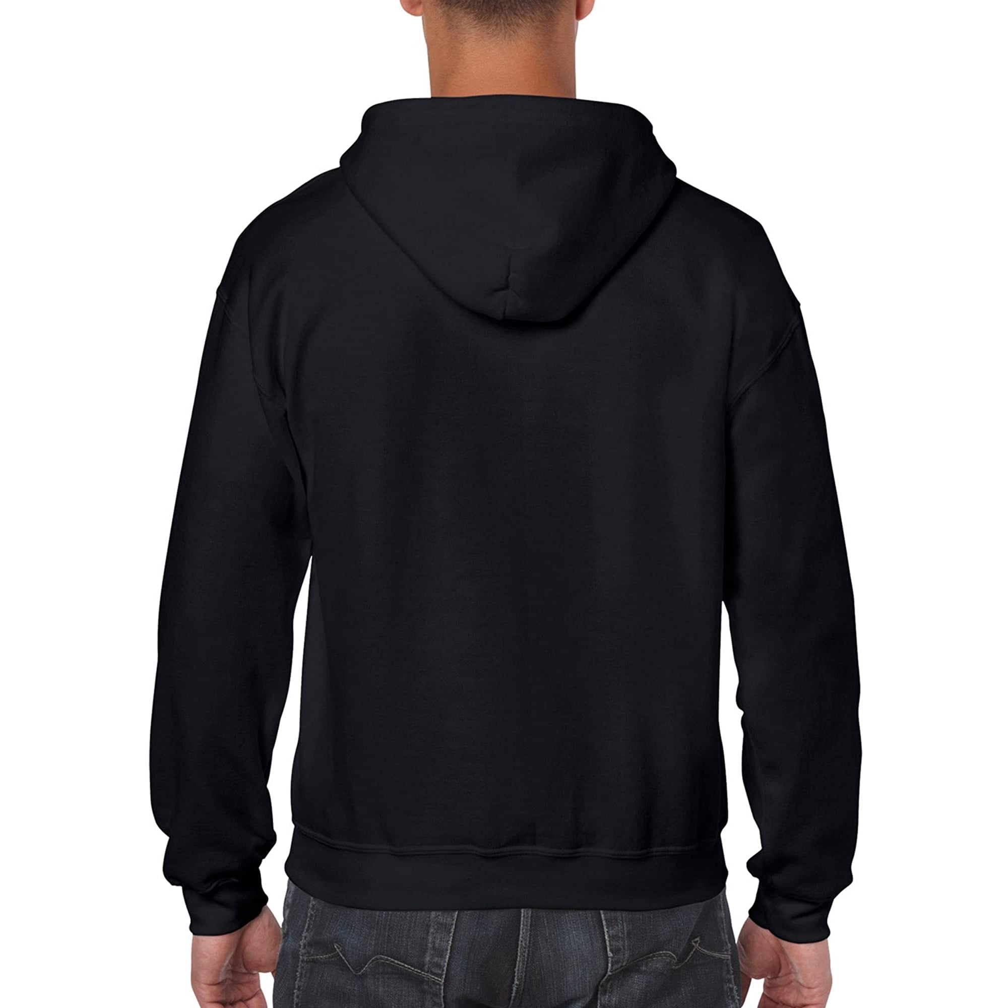 Gildan G18600BLK XL Adult Full Zip Hooded Sweatshirt Black Extra Large Pack of 2 Walmart