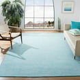 thumbnail image 4 of SAFAVIEH Montauk Bernadine Solid Braided Cotton Area Rug, Aqua/Blue, 8' x 10', 4 of 5