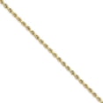 thumbnail image 3 of 10K Yellow Gold 4mm Diamond Cut Quadruple Rope Chain, 3 of 5