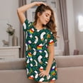 thumbnail image 3 of Easygdp Lgbt Penguin Camisón de manga corta para mujer, informal, estampado, 3 of 6