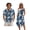 Blue Tie-dye, variant on Abstract Geometric Green Matching Couple Outfits Men’s Button-down Hawaiian Shirt Women Sleeveless Midi Dress with Pocket Couples Matched Summer Outfits for Beach Vacation, 5XL