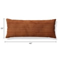 thumbnail image 4 of Mainstays Kids Body Pillow with Plush Ribbed Corduroy Removable Cover, 48" x 20", Orange, 4 of 4