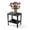 Upgraded Black, variant on Upgraded Outdoor Side Table, 2-Tier Small Outdoor Table for Patio, Adirondack Side Tables for Outside or Indoor, Patio End Table for Pool, Porch, Weather Resistant Easy (Upgraded Black)