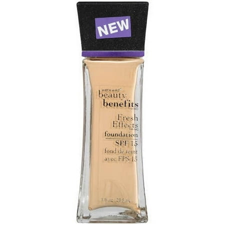 Wet N Wild Beauty Benefits Fresh Effects Liquid Foundation, Ivory 21020