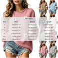 thumbnail image 3 of Enjoytime Long Sleeve Tops for Women Floral Knitted Crew Neck Pullover Sweater Fall Casual Plus Size Womens Clothing, 3 of 5