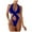 Blue, variant on Womens One Piece Swimsuits Halter Criss Cross Cutout Swimwear Bandage Monokini Swimming Tummy Control Bathing