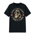 thumbnail image 3 of TrendOFT Unisex Graphic Tees Reversible Print Crew Neck Short Sleeve Casual Trendy Lightweight Tops Black L, 3 of 3