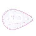 thumbnail image 2 of Regla De 7 Uds., Kit De Medición A Medida, Regla De Dibujo De Costura Transparente, Brazo De Manga De Yardstick, Juego De Curvas Francesas, Regla De Corte Minnieouse HA018651-00, 2 of 6