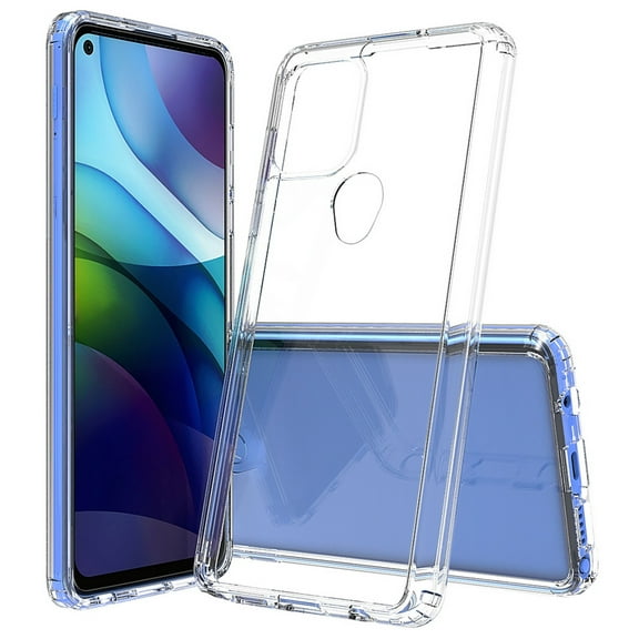 Clear Case for Moto G Stylus 5G 2021, Transparent [Aquaflex] Semi-Flexible TPU [Shock Absorbing] Cover for Motorola XT2131 (2021)