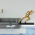 thumbnail image 2 of Reloj de suelo para casa de muñecas,Reloj de piso para casa de muñecas en miniatura,minimuebles,Estatua del corredor,Estatua de corredor Escultura de arte abstracto Figura,Estatua de, 2 of 8