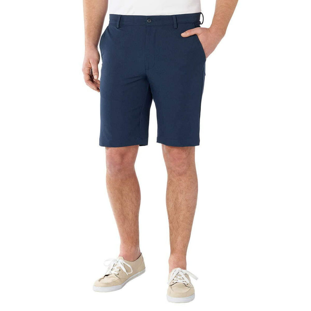 greg norman ml75 luxury microfiber ultimate travel golf shorts (blue ...