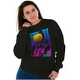thumbnail image 4 of Vaporwave NASA Space Astronaut Sweatshirt for Men or Women Brisco Brands S, 4 of 6