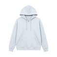 thumbnail image 5 of Njagoc3 Womens Hoodies Solid Color Casual Loose Long Sleeve Pullover Hooded Sweatshirt, 5 of 6