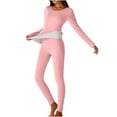thumbnail image 2 of Wowcloth Women's Thermal Underwear Set, Lightweight Slim-Fit Base Layer for Daily Wear and Indoor, 2 of 8