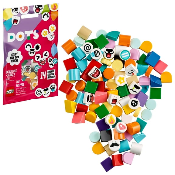 LEGO DOTS Extra DOTS – Series 4 41931 DIY Craft Kit to Expand Self Expression (105 Pieces)