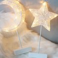 thumbnail image 4 of Bewildely Lámpara LED de , luz nocturna pequeña, luz nocturna pequeña, iluminación decorativa de ratán para fiesta, Festival, Navidad Kits de decoración para fiestas No.01, 4 of 6