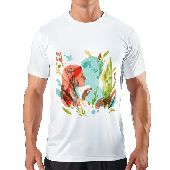 Men's T Shirt#replace# Women's Shirts Round Neck Patterned Tee Summer New Sports Shirt Vintage Style Gift for Friends XS