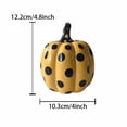 thumbnail image 2 of Ceramic Pumpkin Decor Set with Polka Dot Pattern for Fall Halloween Tiered Tray and Tabletop Home Accent, 2 of 5