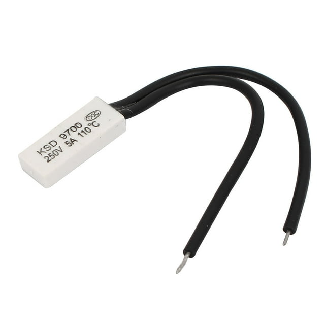 Unique Bargains KSD 9700 250V 5A 110Celsius Temperature Switch Thermostat Thermal Protector Fuse
