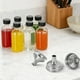 thumbnail image 5 of Mini botellas vacías, viales, contenedor práctico con embudos y etiquetas, botella de muestra transparente para shots, jugos, uso decorativo 24 piezas de 4 oz, 5 of 5