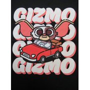 Gremlins Gizmo In A Red Car Toddler Boy's Black Graphic Tee-3T