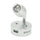 thumbnail image 4 of Lámpara Noche para Pared Barco 2 Uds. 12V 230LM Interior Remolque USB (Tricolor Plateado), 4 of 6
