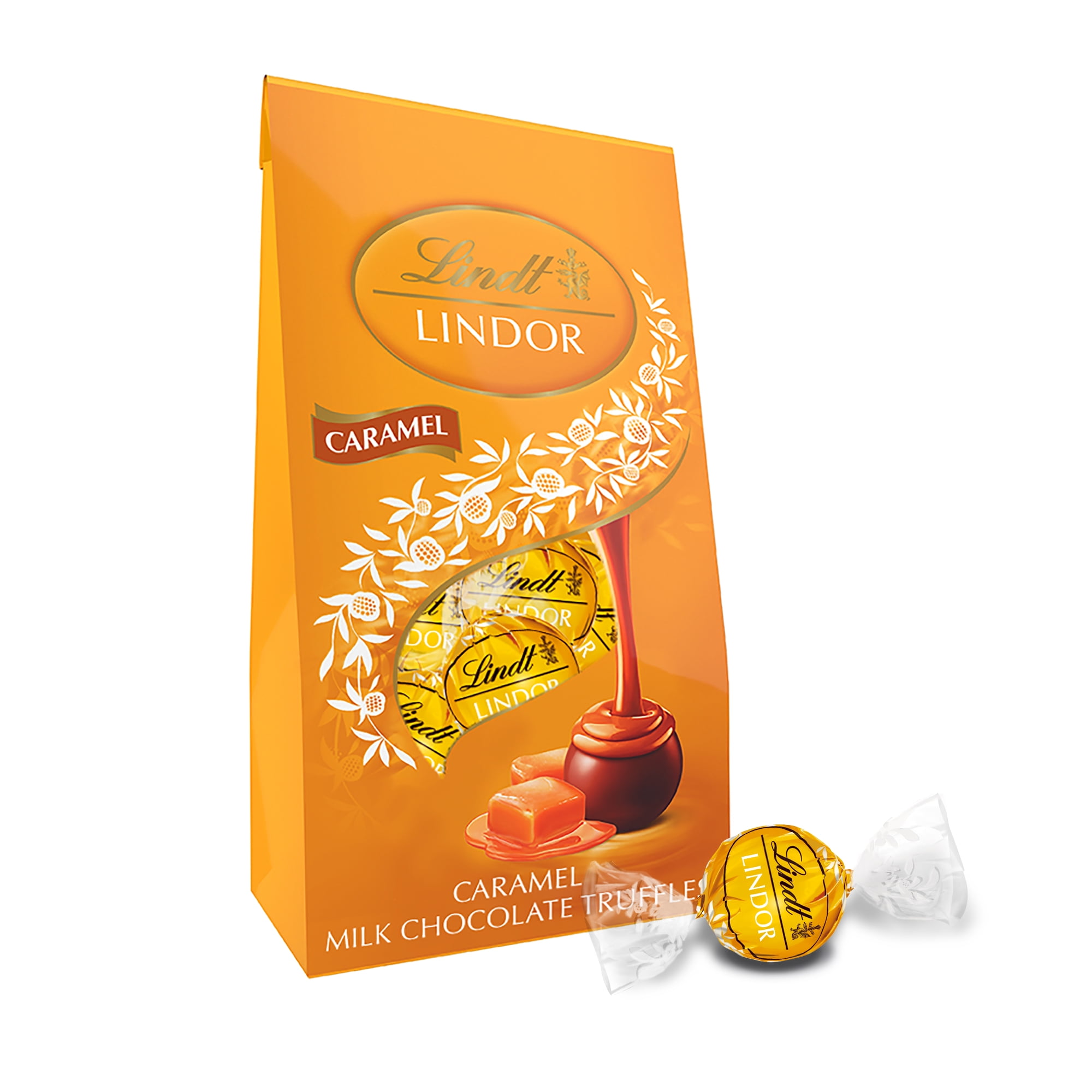 Lindt Lindor Caramel Milk Chocolate Truffles, 5.1 Oz. Walmart