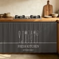 thumbnail image 3 of Utensil Printed Adhesive Cabinet Curtain, Self Stick Dustproof Drape, Decorative Cloth for Kitchen Cabinet Shield and Tableware Area Cover, 3 of 5