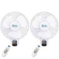 thumbnail image 1 of Simple Deluxe Ventilateur Mural Numérique 16 Pouces Télécommande 3 Modes Oscillants, 2 Pack, Blanc, 1 Pack, 1 of 3
