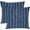 Blue, variant on Herringbone Throw Pillow Covers 18x18 Inch Set of 2 Beige Mudcloth Modern Boho Bohemian Chevron Outdoor Fall Decorations Decorative Throw Pillows Cases for Home Living Room Couch Decor