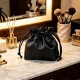 thumbnail image 5 of Qliuoazw Drawstring Makeup Bag Large Capacity Cosmetic Bag Portable Storage Pouch Travel Toiletry Bag, 5 of 6