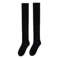 thumbnail image 3 of Calcetines hasta el muslo Hugo para botas 50 cm algodón negro, 3 of 10