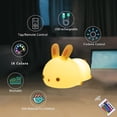 thumbnail image 2 of Lámpara YOTOZU Bunny Night Light USB recargable, 16 colores, 2 of 7